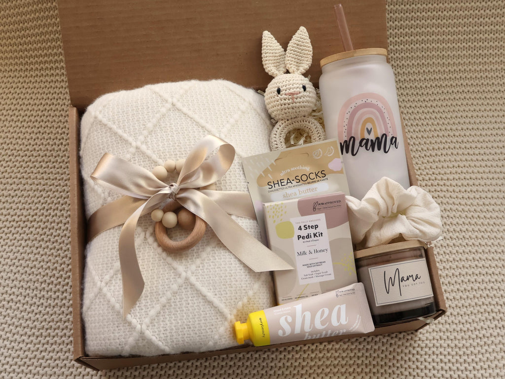 New Mom Care Package, Pregnancy Postpartum Gift Box, Mom To Be Gift, Mommy Gift Basket, Pregnancy Gift Set, New Baby Gift Set