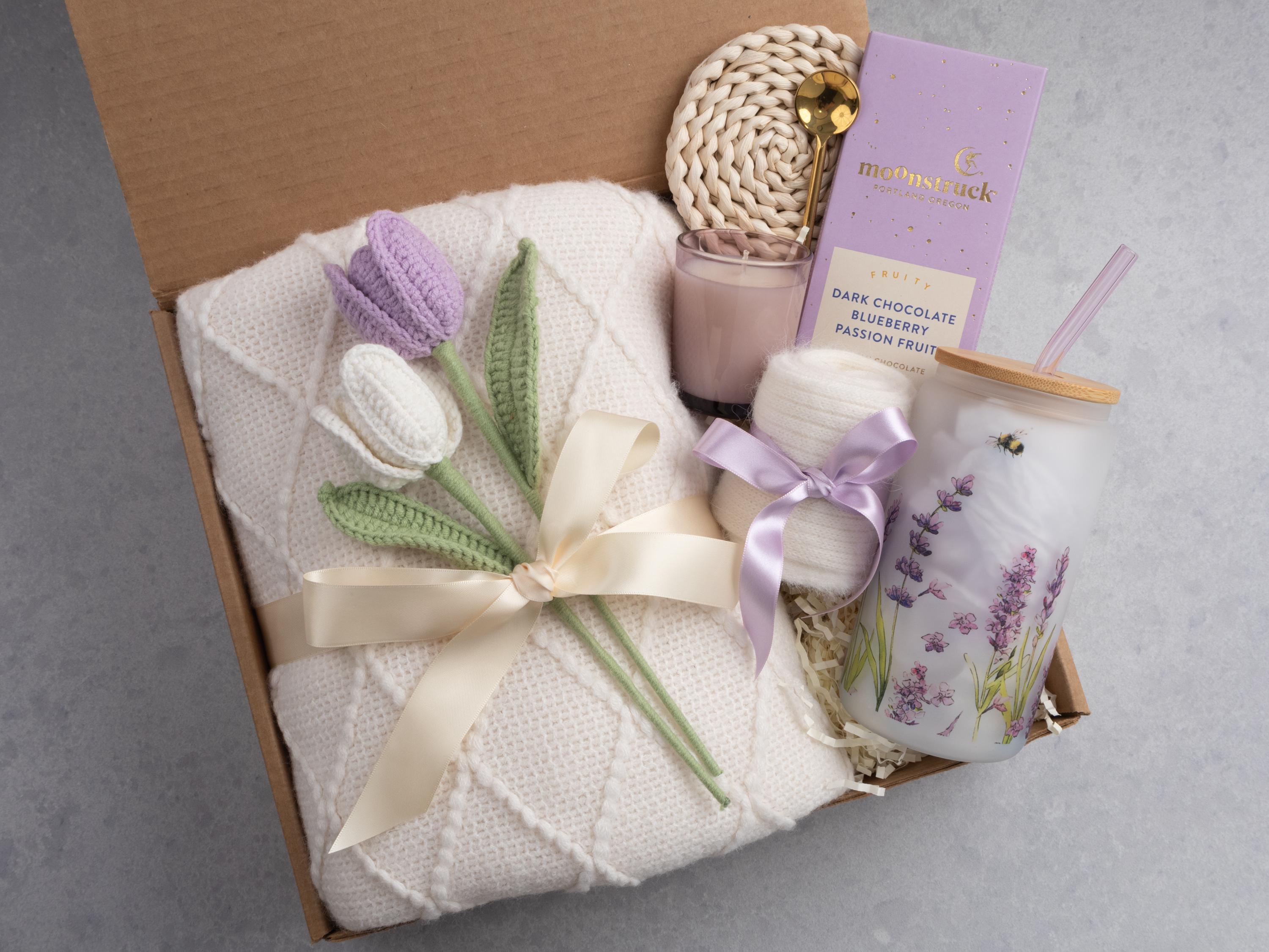 Thank you gift, thank you gift for friend, Hygge Gift Box with Blanket, thank you gift box, thank you gift mentor, teacher, coworker