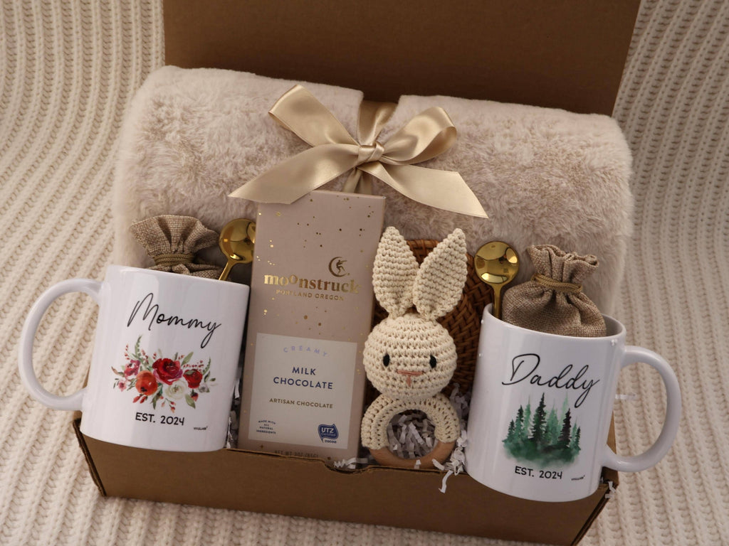 Fall New Baby Gift Box, Congrats On Your New Baby, New Mama Succulent Gift Box, Congratulations Pregnancy Gift Set, Postpartum Care Package