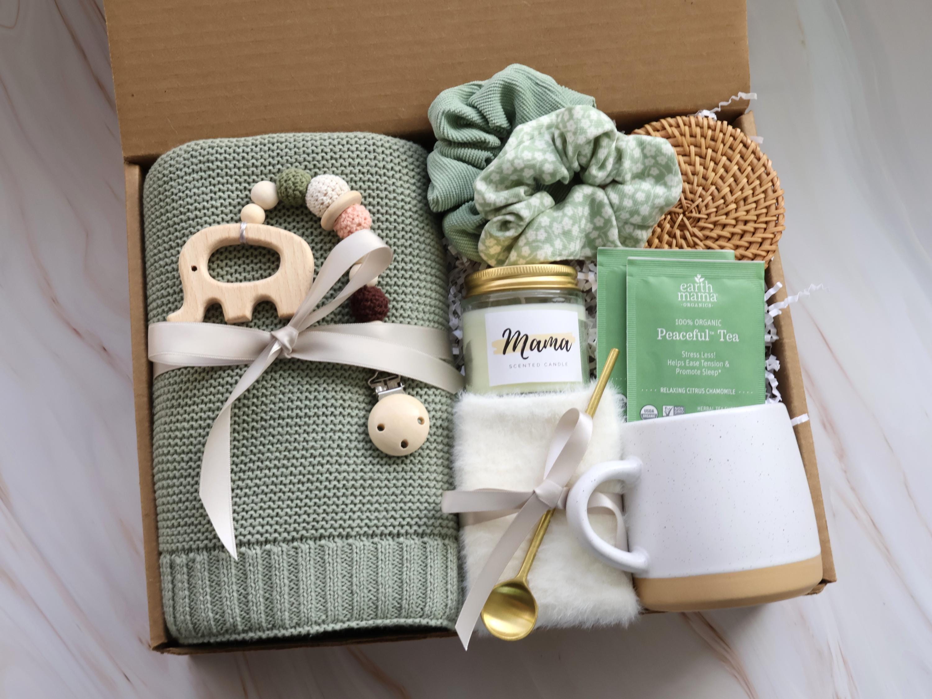 New Baby Gift Box, Congrats On Your New Baby, New Mama Succulent Gift Box, Congratulations Pregnancy Gift Set, Live Succulent Care Package